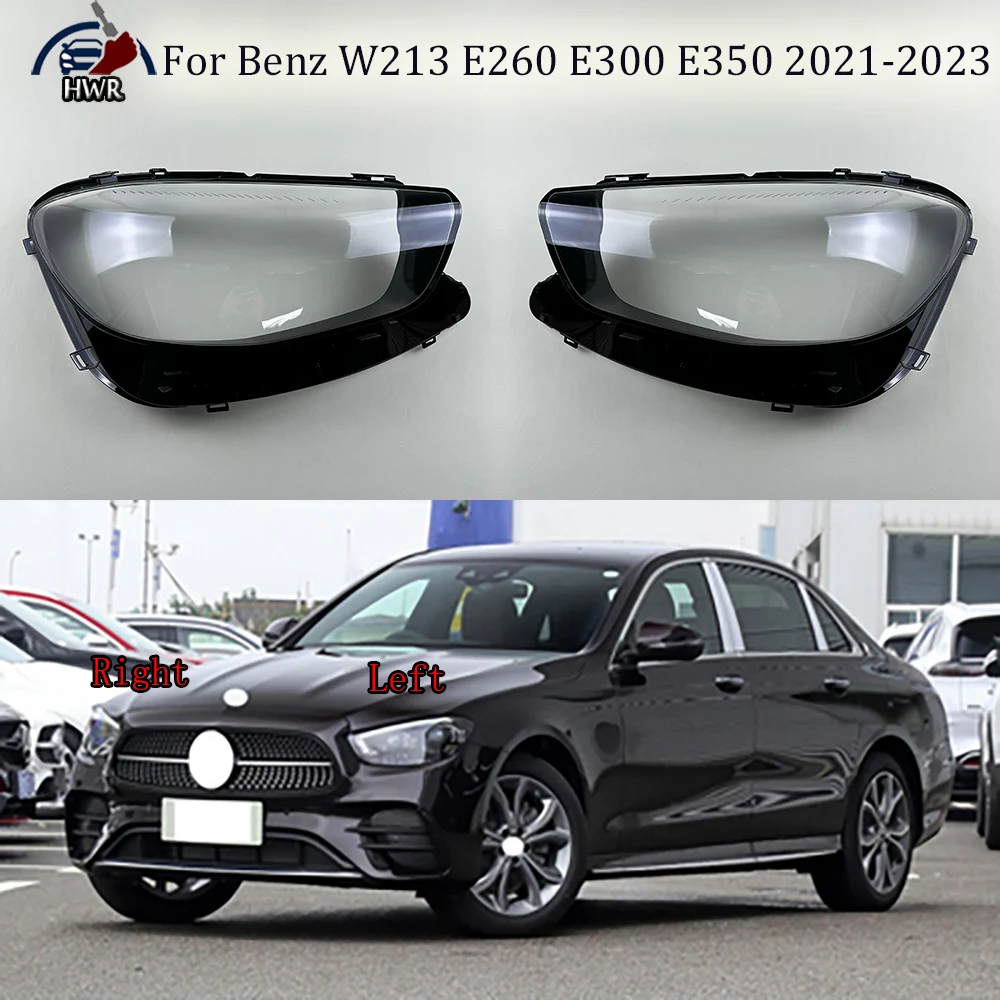 

Front Headlamp Cover Headlight Shell Lens Plexiglass Replace Original Lampshade For Benz W213 E260 E300 E350 2021 2022 2023