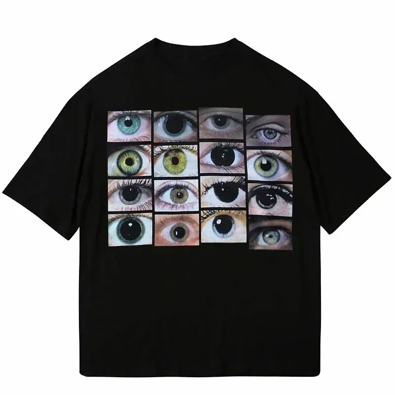 

Summer Fashion Heavyweight Retro Women's Alphabet Printed Round Neck High Quality Casual Street T-Shirt