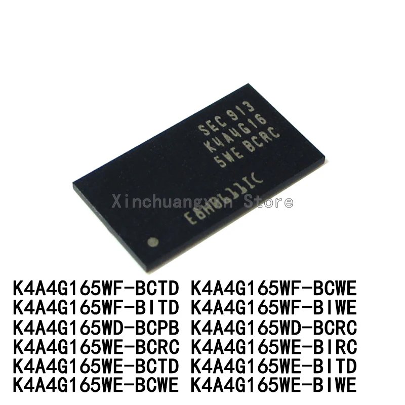 1PCS K4A4G165WD-BCRC WF-BCTD BCWE BITD BIWE 165WE-BCRC WE-BIRC K4A4G165WE-BCPB FBGA 4GB SDRAM Memory Chip