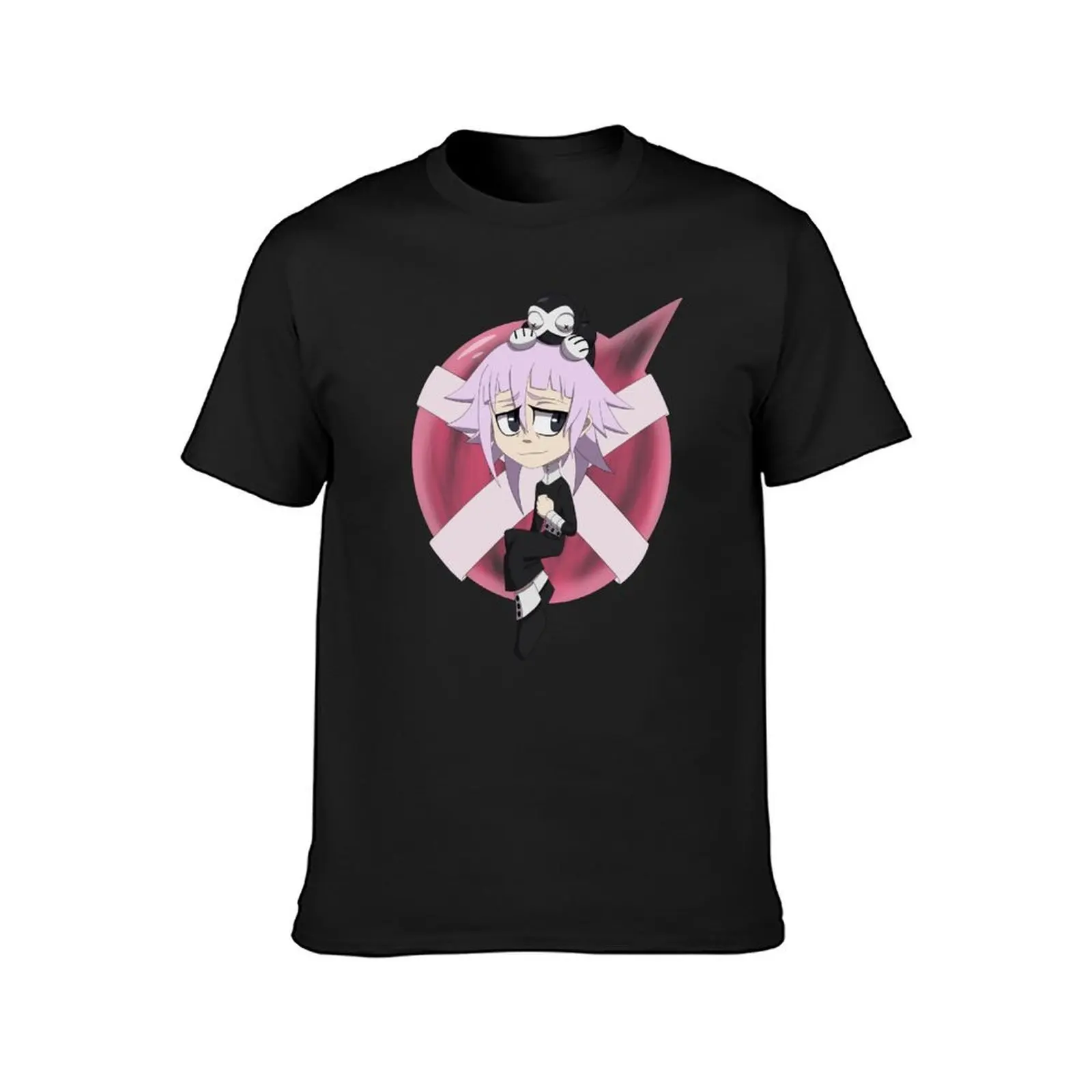 Crona and Ragnarok Chibi T-Shirt oversizeds aesthetic clothes quick-drying plain men clothings