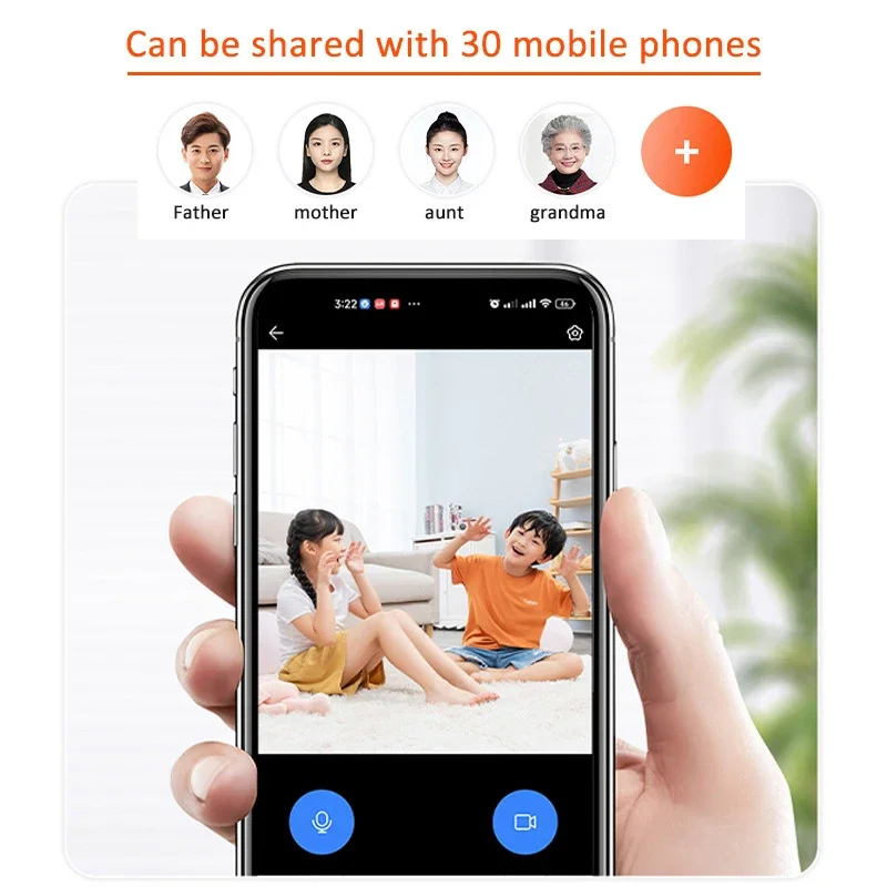 Imagem -02 - Xiaomi-câmera de Chamada de Vídeo Wi-fi Babymonitor Segurança Doméstica Câmera ip Chamada de Voz Bidirecional Rotação de 360 Graus o Bebê Idoso