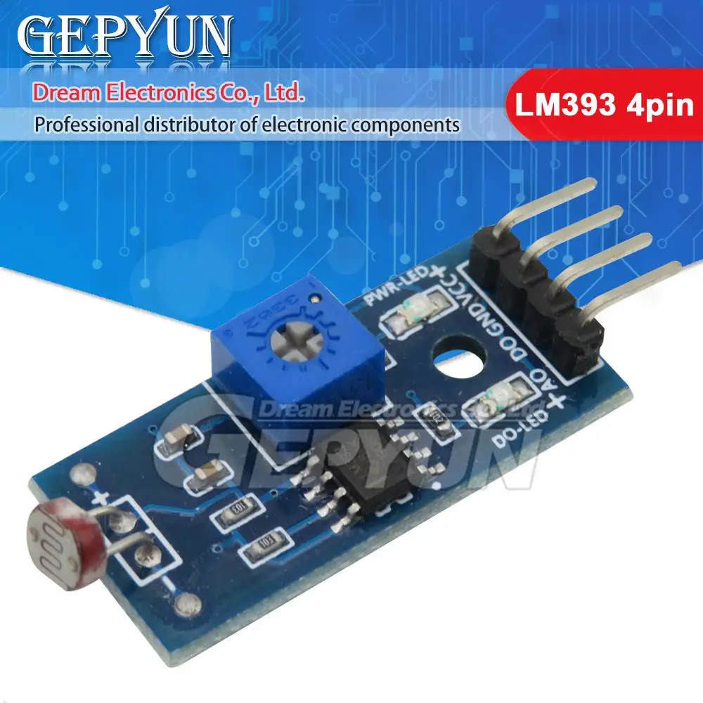 LM393 4pin photoresistor light detection photosensitive sens