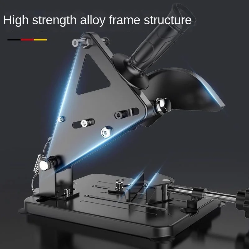 Cast Iron Angle Grinder Stand 100-125mm Bracket Holder Support Cutter Power Tool Accessory for Angle Grinder