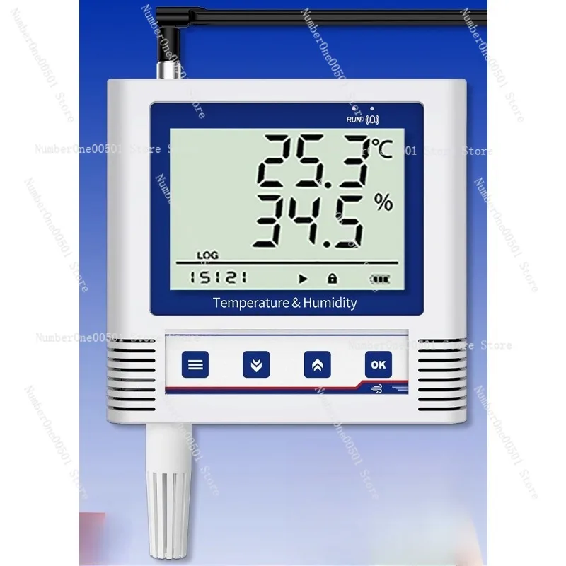 

4G Temperature Humidity Remote Monitoring Wireless Phone Alarm Recorder for Pharmacy Cold Storage Greenhouse