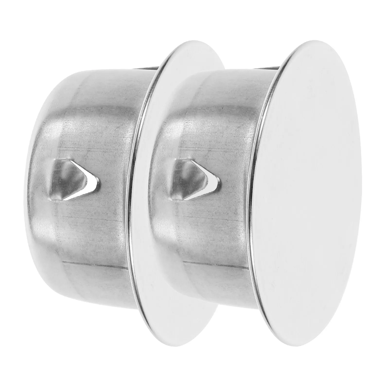 2Pcs Pipe Hole Caps End Plugs Sturdy Round Tubing End Caps Easy Install Pipe Stoppers for Long-Term Use Hole Plugs