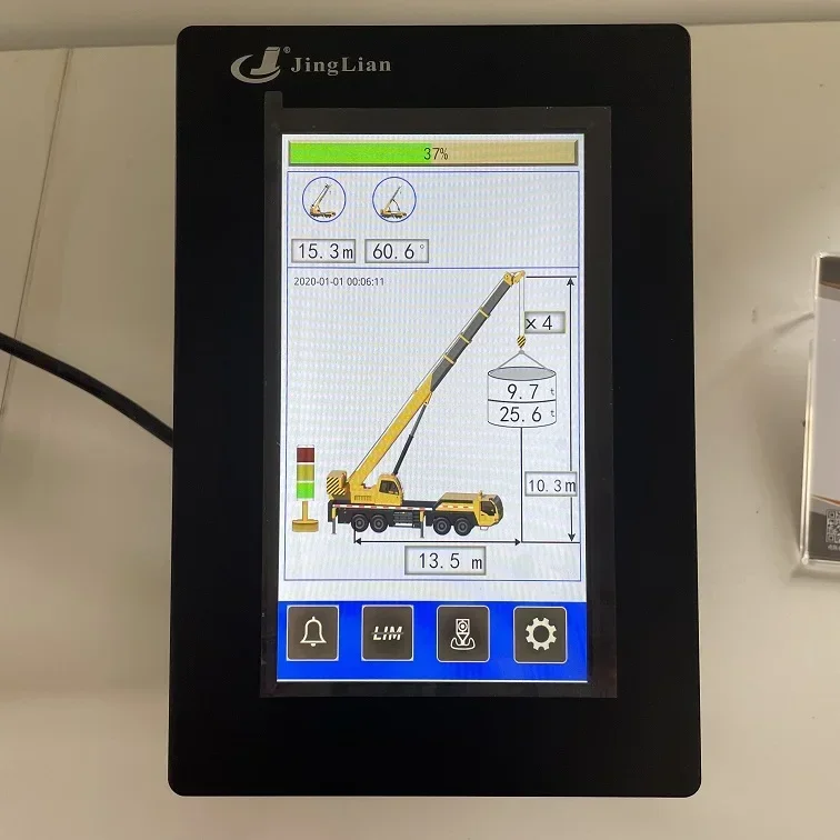 

Load Moment Indicator JL-3000 JL-5000 Installed On Tr250m3 RT230 RT190 TR500 KR25H KR45 Rough Terrain Cranes Telescopic Boom