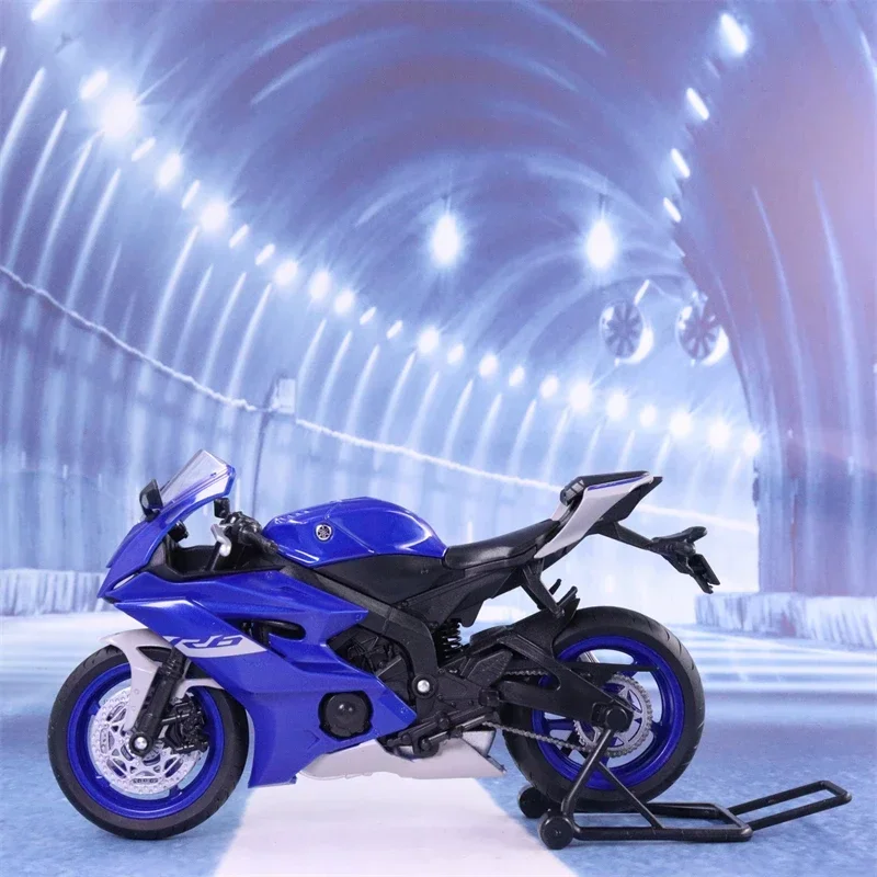 WELLY 1:12 2020 ياماها YZF-R6 الثقيلة دراجة نارية محاكاة سبيكة نموذج الكبار جمع الديكور الهدايا لعب للبنين B493