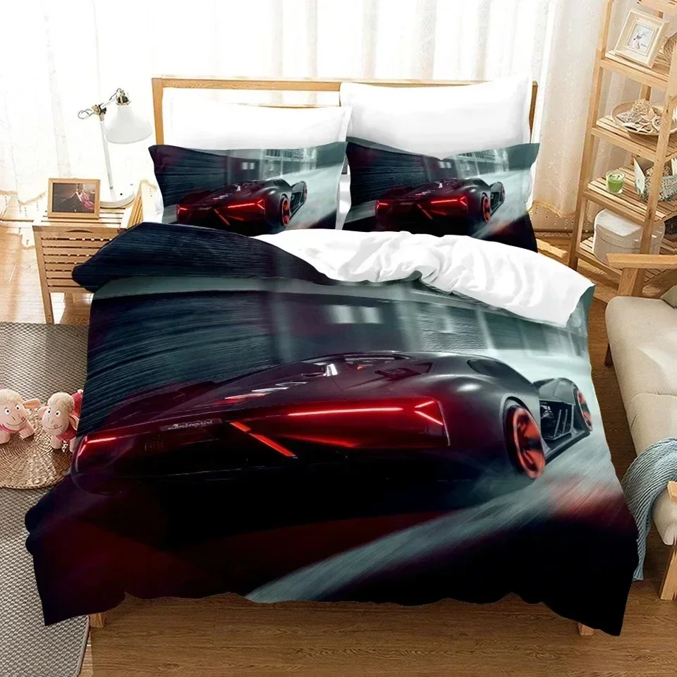 

Top 3d Sports Car Luxury Bedding Set Duvet Cover Bedroom Comforter Covers Single Twin King Size For Quilt Cover Home Textile