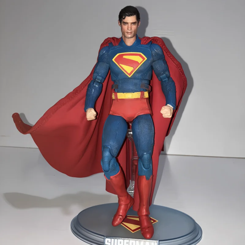 

Подлинная фигурка Супер-Человека 2025 года, фильм Супер-Человек Shf 19 см 1/9, экшн-фигурка постоянного тока Multiverse, модель куклы, оригинальная модель, подарок на день рождения