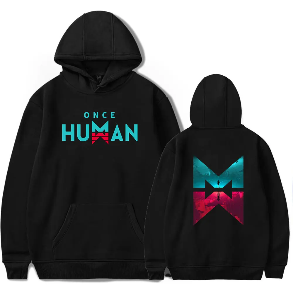 Hot Game Once Human Vintage 90s Hoodie Men and Women Harajuku Hip-hop Spring Sweatshirt Sports Pullover Outwear