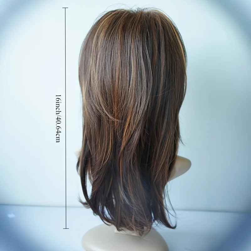 Women's Synthetic Wig with Side-Swept Waves, Voluminous Fashionable Black Curly Hair Wig, Suitable for Daily Wear and Cosplay