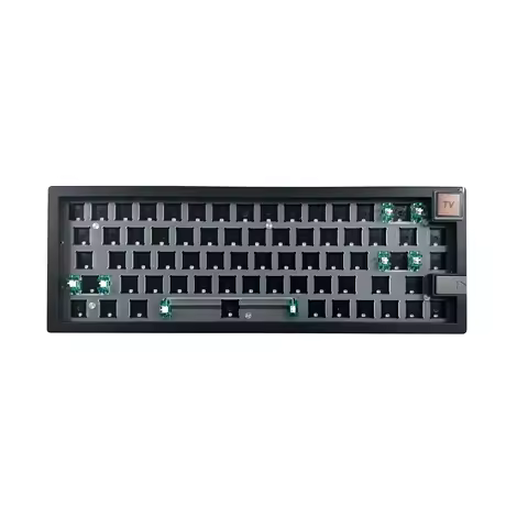 ZUOYA GMK67-S Gaming Mechanical Keyboard KIT Wireless Bluetooth Display Screen Gasket Hotswap RGB Gamers Custom KIT Support via