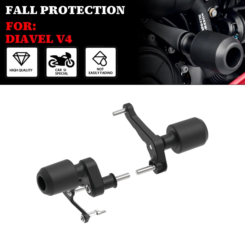 NEW DIAVEL V4 Motorcycles Engine Protection Cover Frame Sliders Crash Pad Falling Protector Guard For DUCATI DIAVEL V4 2023+