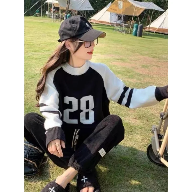 

Женский вязаный свитер премиум-класса без катышков Long Sve round Ne Regular Fit осенне-зимний топ Quali Wool Blend Faionable