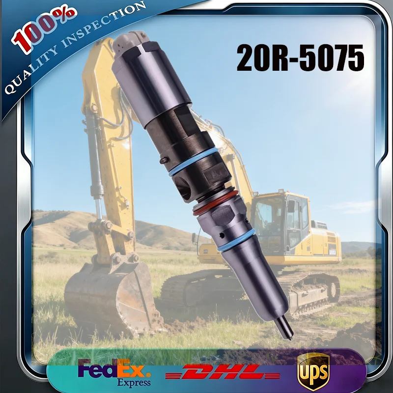 1PC Common Rail Fuel Injector for Caterpillar CAT C9.3 Engine Compatible with 336E D6T D7E E336F Excavator 456-3509 20R-5075