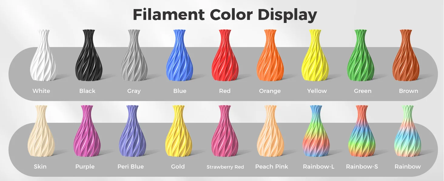 Official Creality Hyper PLA Filament 1.75mm,High Speed PLA 30-600mm/s Rapid 3D Printer Filament,Dimensional Accuracy +/-0.02mm,1KG(2.2lbs)