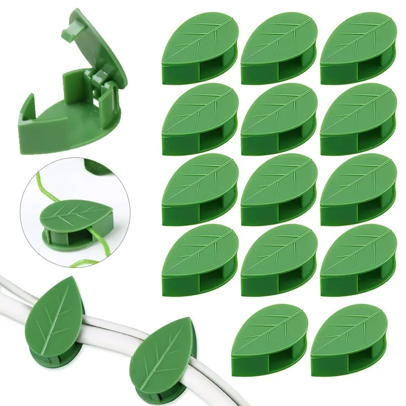 Invisible Plant Climbing Wall Fixture Rattan Vine Bracket Fixed Buckle Leaf Clips Traction Holder Garden Wall Fixer Wire Fixing