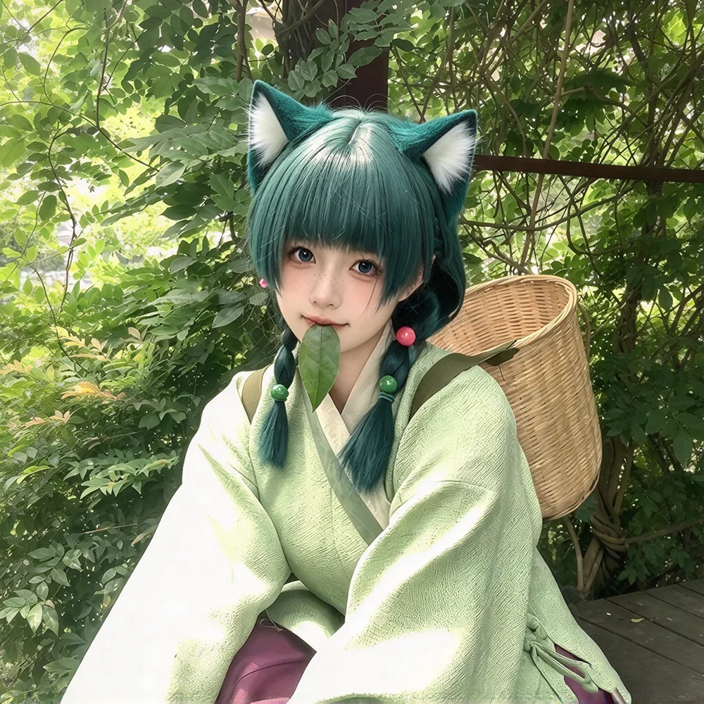 Anime The Apothecary Diaries Maomao Cosplay Hairband Plush Cat Headwear Lolita Beast Ear Headband Halloween Hair Accessories
