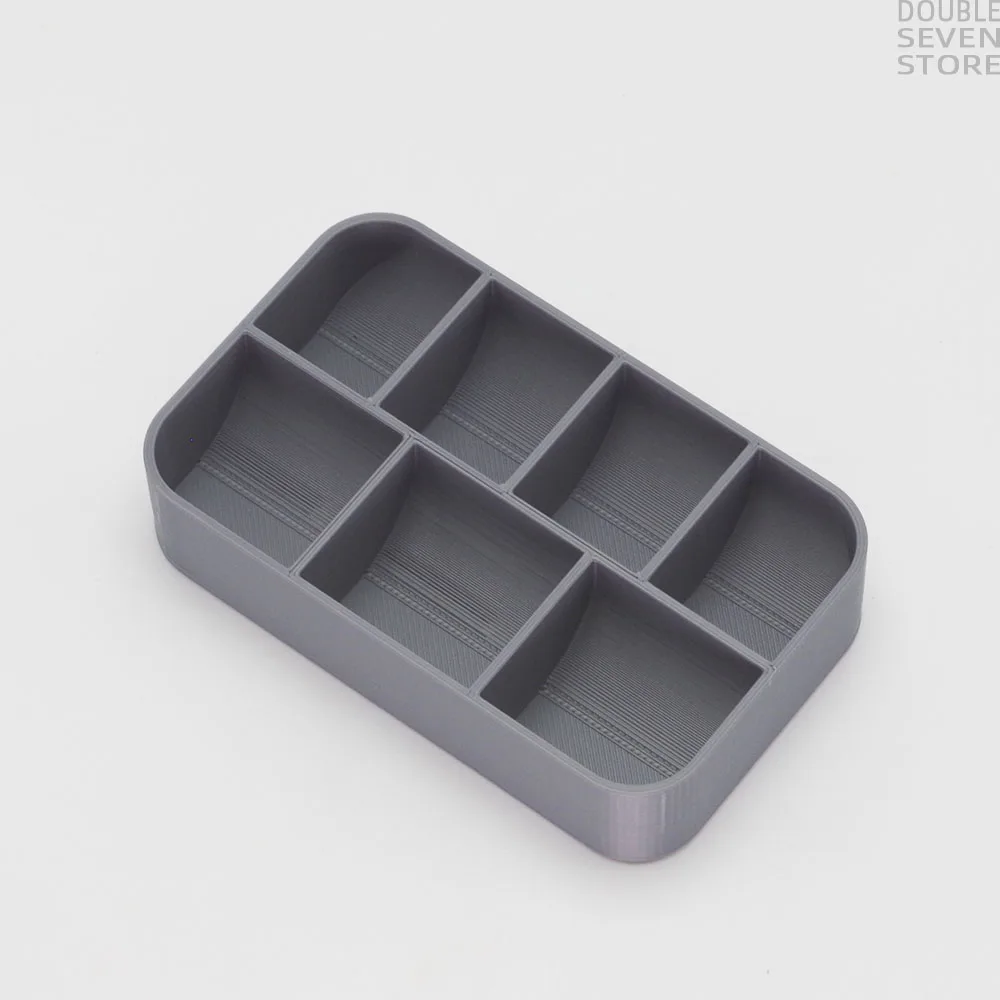 Altoid Tin Tray Insert Organizer Art Palette Pills Medication Fishing Survival Bugout Pill Box with 7 slots for Altoids Case