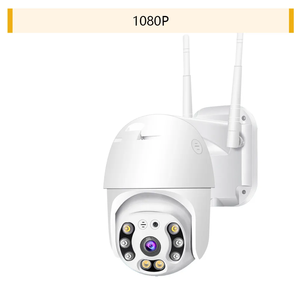 Caméra de Surveillance dôme extérieure PTZ IP WIFI hd 3MP/1080P, dispositif de sécurité domestique s