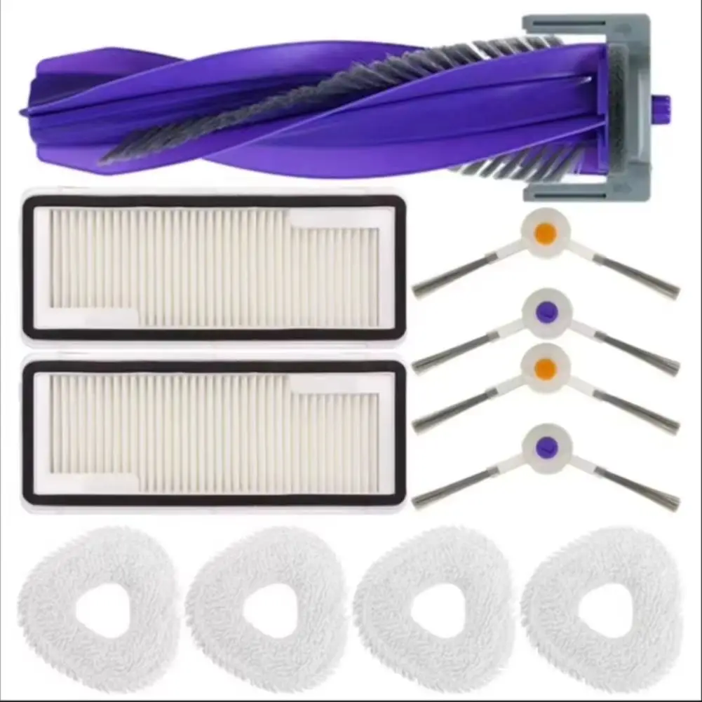 

1 комплект салфеток для швабры, центральные и боковые щетки для Narwal, Freo X, Ultra, Narwal J4/J4 Lite, аксессуары для роботов-пылесосов