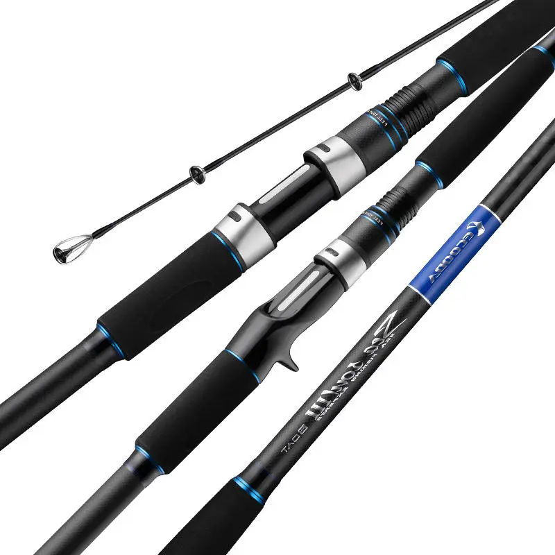 1.8m/2.1m/2.4m/2.7m Saltwater Rod 18kg-28kg Drag Power Fishing Rod Deep Drop Fishing Rod