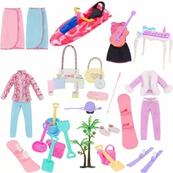 30CM 11.8Inch Doll Clothes Bathrobes Swimsuits Beach Travel  Accessories Snowboards Motorboats Girl Toys Birthday Gift &BJD