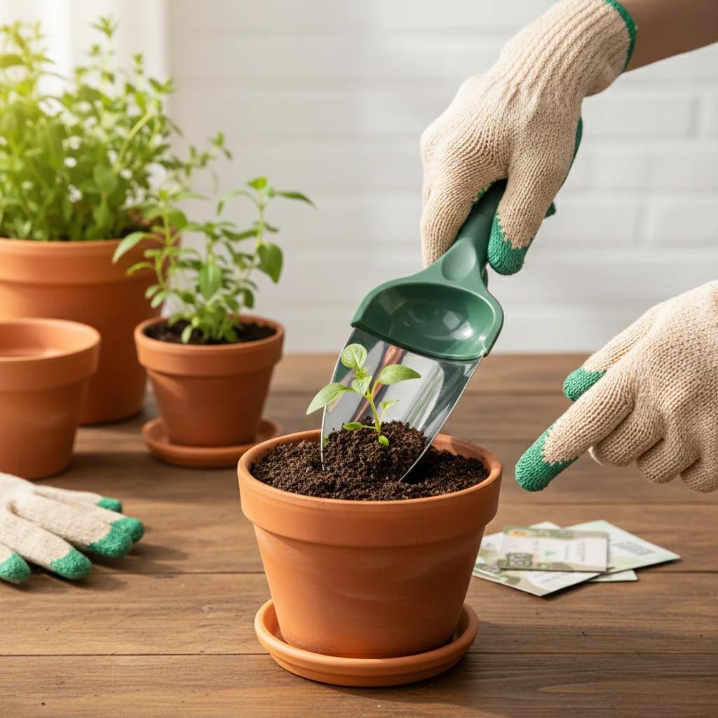 

Садовый совок из нержавеющей стали малого размера для домашнего садоводства, посадки цветов и овощей, инструмент для рыхления почвы