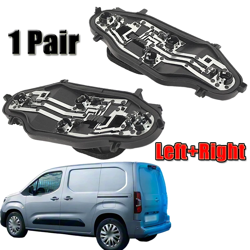 1Pair Tail Light Circuit Board Bulb Base 9819235880 9820554880 For Citroen Berlingo Peugeot Partner Combo E 2018-On Rear Lamp