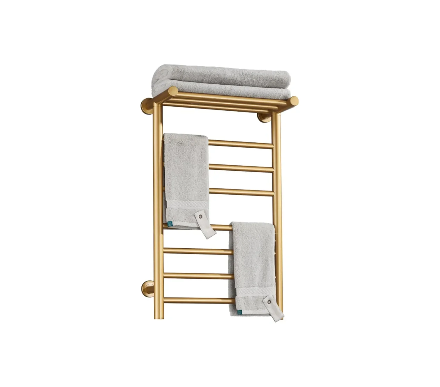 

Electric Heated Towel Drying Rack Gold Heated Towel Warmer Rack