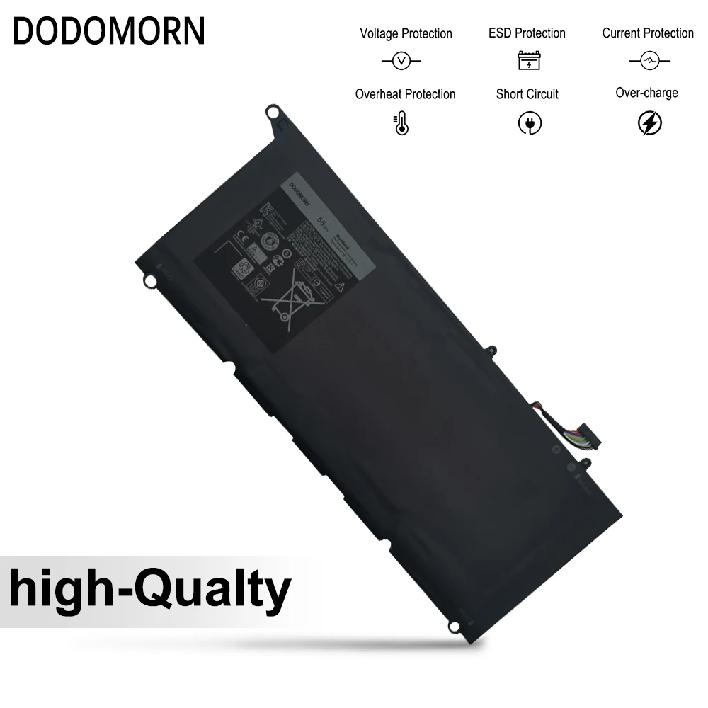 DODOMORN جديد JD25G بطارية كمبيوتر محمول عالية الجودة لديل XPS 13 9343 XPS13 9350 13D-9343 P54G 0N7T6 5K9CP RWT1R 0DRRP في المخزون