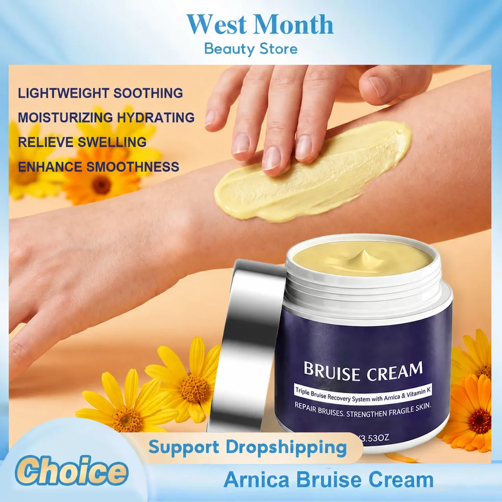 Arnica Bruise Cream Non-Greasy Lightweight Soothing Moisturizing Hydrating Repair Skin Barrier Improve Skin Texture Body Cream