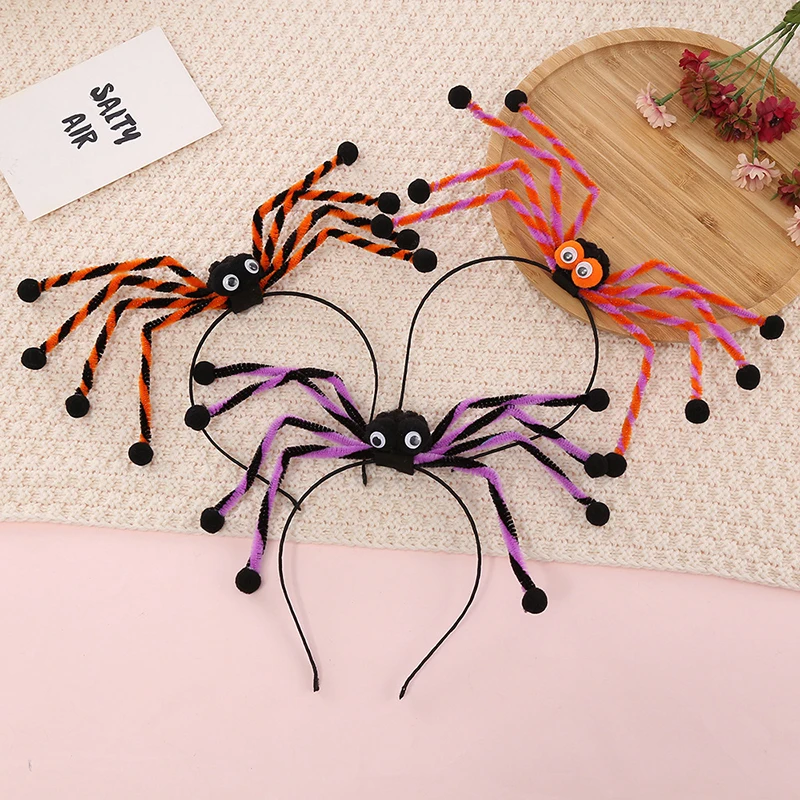 Halloween Headband Halloween Spider Headband Festival Party Hair Hoop Photography Props Hair Accessories Halloween Decor