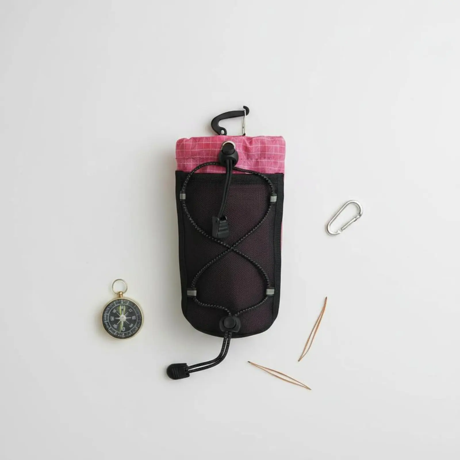 

Backpack Strap Water Bottle Holder Lightweight Hook-on Utility Pouch Outdoor Gear Expandable Storage for Backpackers
