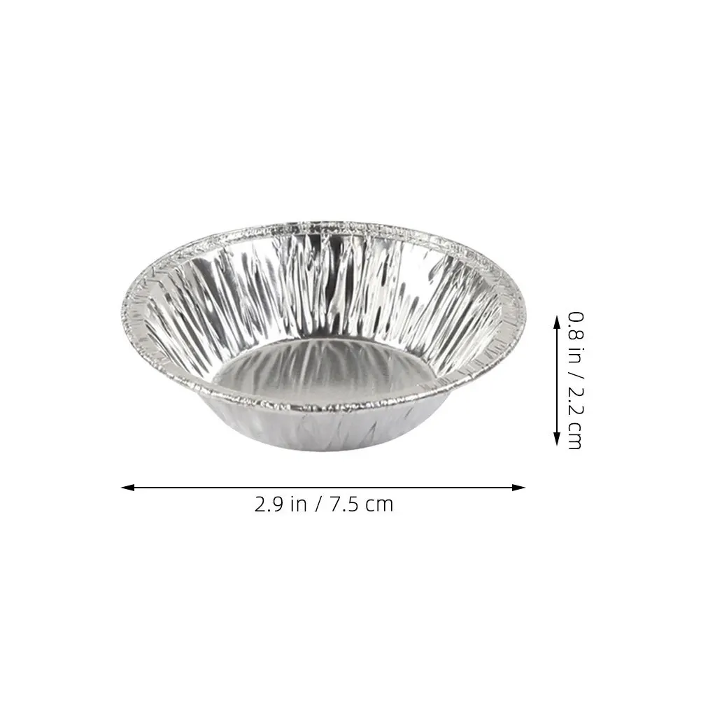 

300Pcs Egg Tart Molds Tinfoil Baking Cups for Cupcakes Pies Cheesecakes Desserts Disposable Foil Pie Trays Kitchen Baking Tools