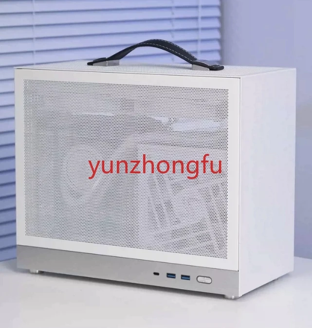 

Empty Case, S500V2 Chassis Portable ITX Portable 280 Water Cooled TYPECmini Computer Main Case Desktop