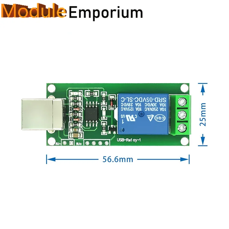 1/2 Way 5V Relay Module Drive-free Usb Control Switch Computer Control Switch PC Intelligent Control Board Module