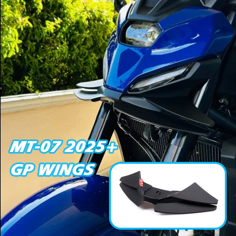 

For MT07 MT 07 2024 2025 Motorcycle Downforce Winglet Aerodynamic Wing Front Spoiler Kit New Accessories Front Spoiler