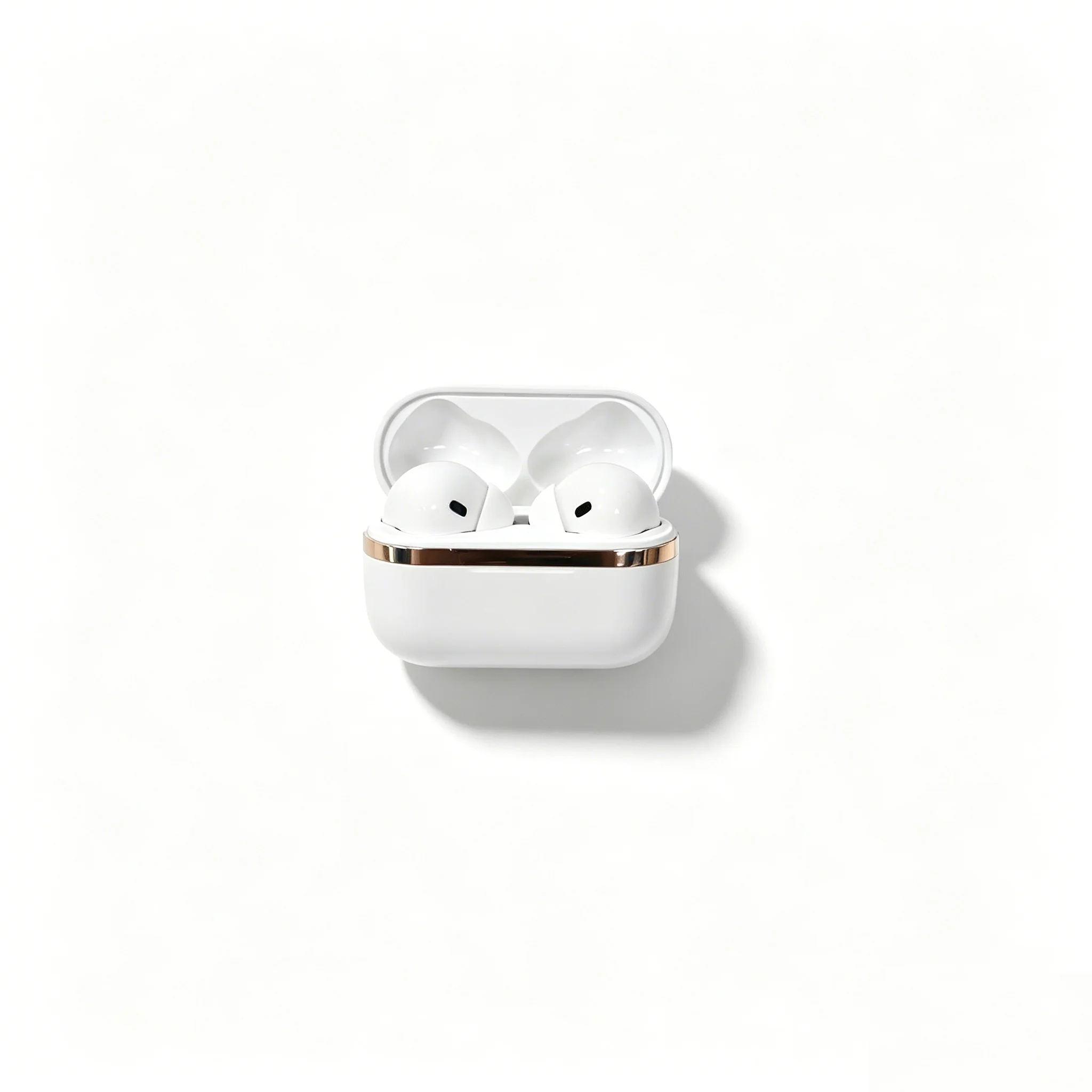 Leather-crafted Earphones Wireless Earbuds Featuring Sleek Semi-in-ear Fit Long-lasting All-day Battery Integrated Mic for Users