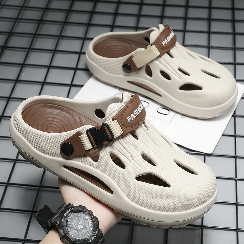 

Men's and Women's New Summer Style Non-Slip Thick-Soled Wear-Resistant Toe-Toe Slippers for Outdoor Beach Sports and Beach Sandals