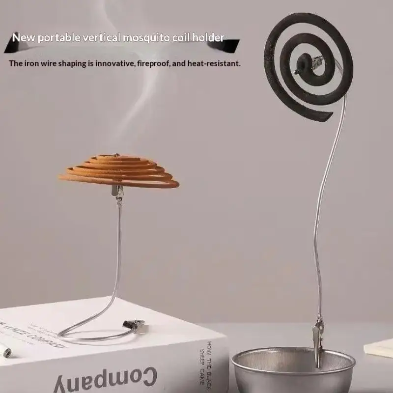 Metal Incense Clip For Mosquito Coil And Incense Stick Desktop Clamp Garden Tool Fragrance Diffuser Home Decor