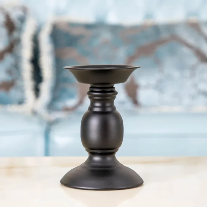 

CLL candle holder modern simple wedding props home romantic decoration wrought candle lamp wedding ornament