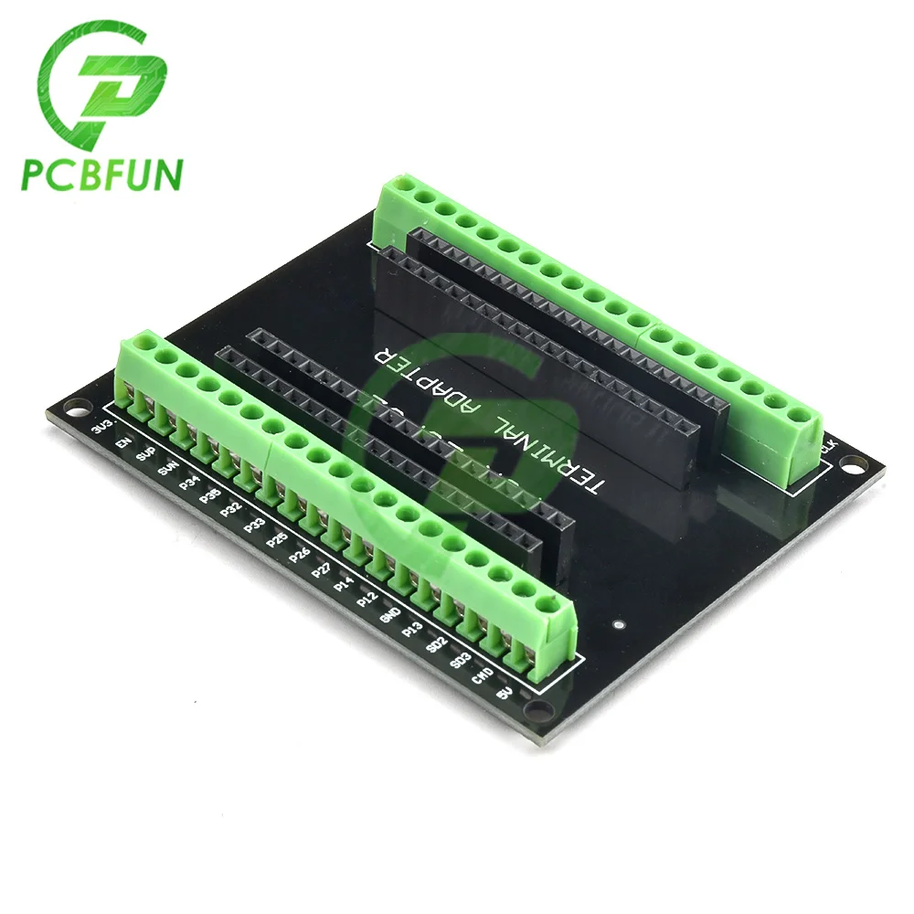 ESP12/E Breakout Board GPIO 1 into 2 Compatible with NodeMCU-32S NodeMCU V3 Lua 30/38Pin GPIO Expansion Board Development Board