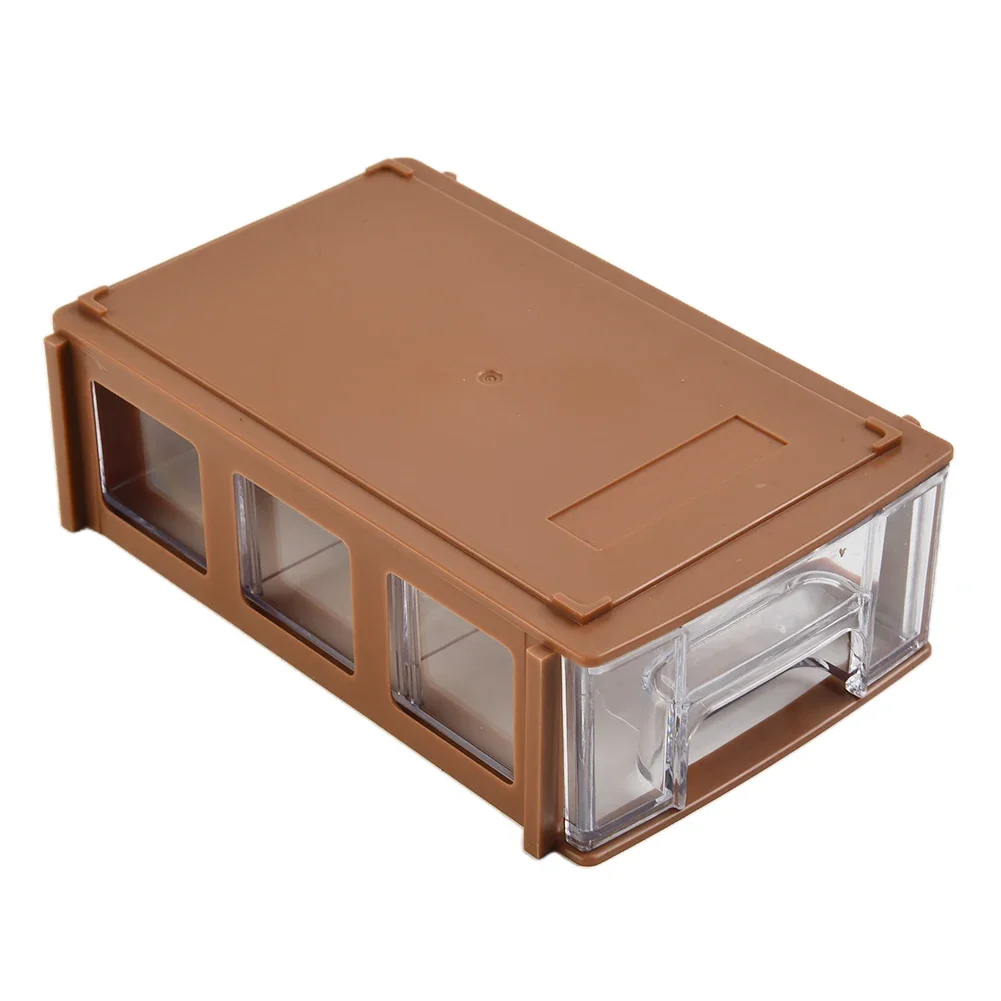 Caja de almacenamiento apilable 140*90*40mm 1 pieza componente tornillos caja de herramientas piezas de Hardware 80 grados Celsius fácil de instalar