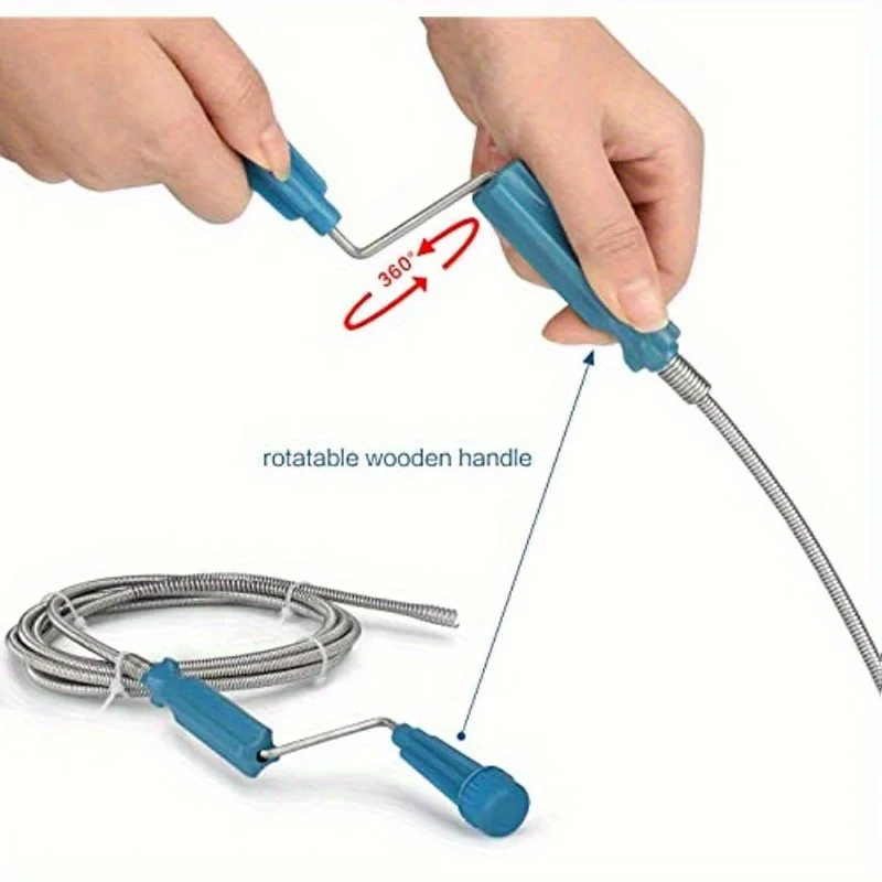 Telescopic Handle Flexible Ste - Drain Snake Flexible ulasan dan harga
