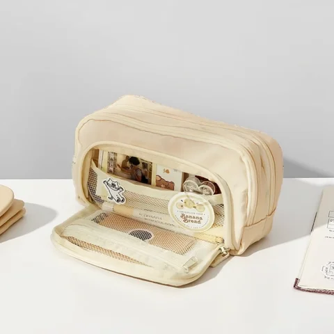 Trousse à crayons grande capacité, pochette à crayons, sac à stylos portatif, cosmétique, cadeau pour bureau, école, adolescente, fille, garçon, hommes, femmes, adultes