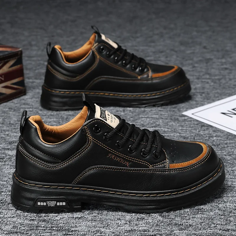Оригинальная мужская весенняя повседневная обувь, дышащие черные кроссовки, модные прогулочные теннисные туфли для мужчин, туфли на плоской подошве1