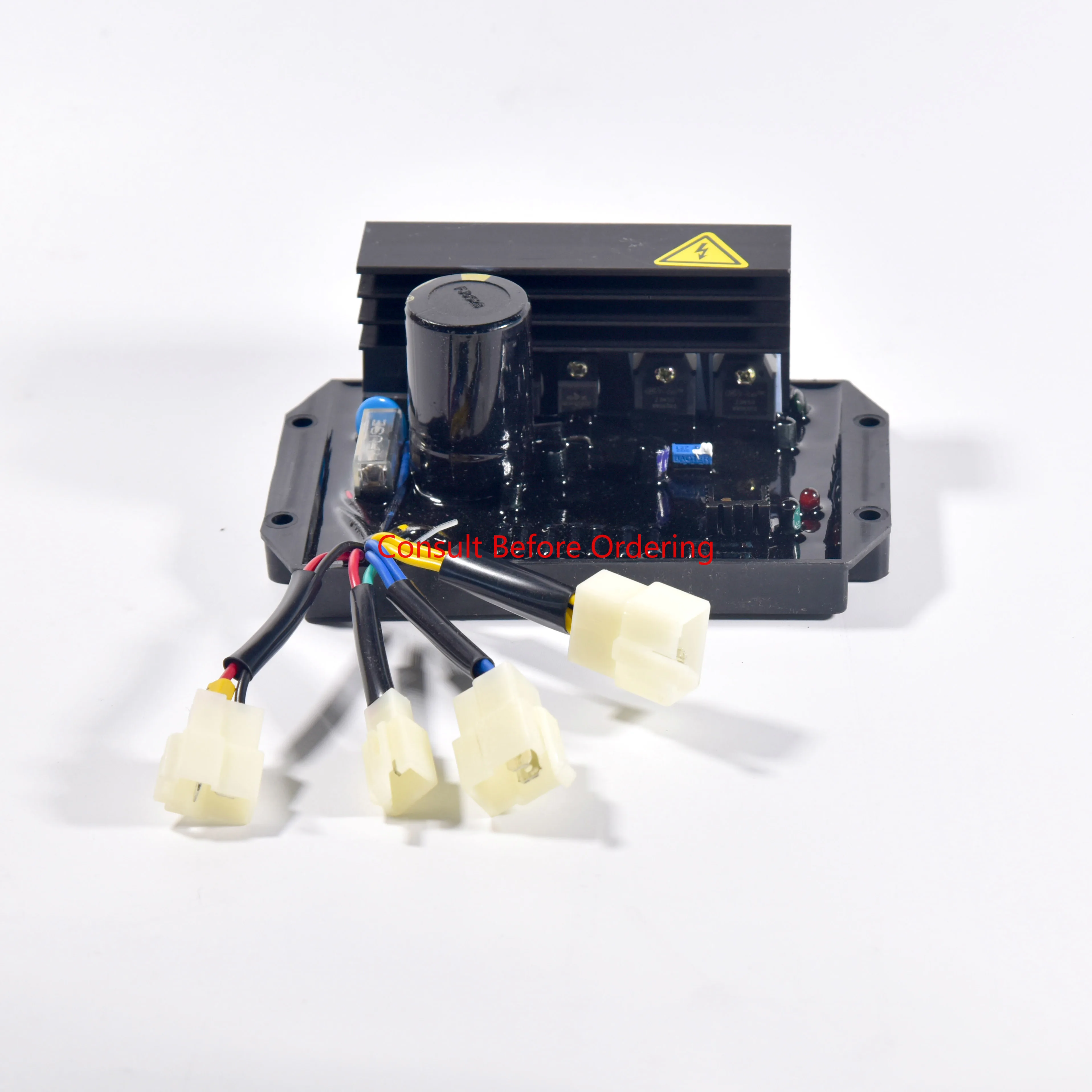 Generator AVR Automatic Voltage Regulator KT245-3B38 9 Wires And 4 Plugs For Three Phase 10KW/12KW/15KW/18KW Genset