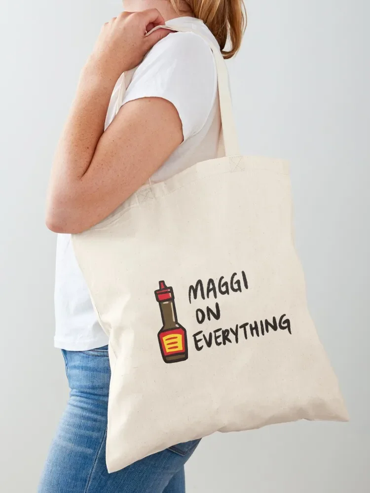 

Maggi On Everything Tote Bag tote bag hand bag shopping bags foldable Gift bags