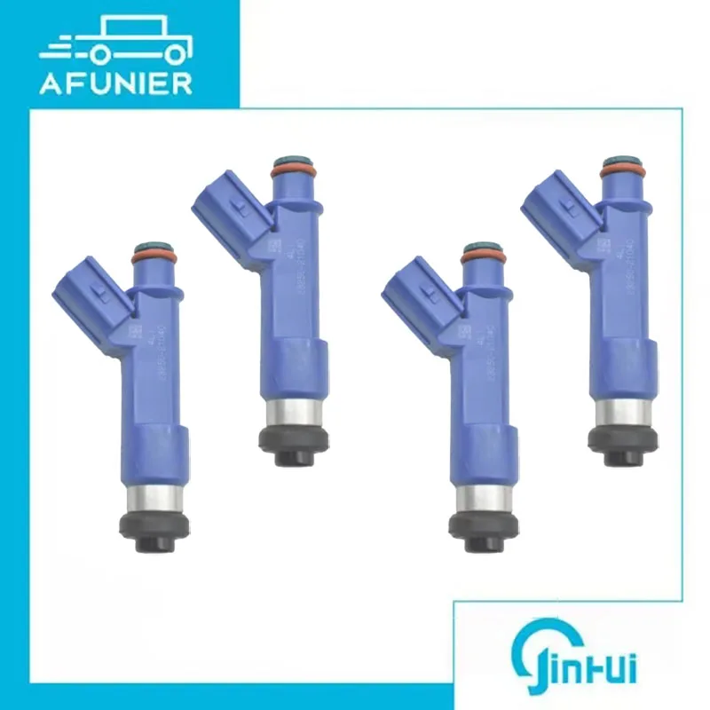 4Pcs Fuel Injector Nozzle For Toyota Yaris 2006-2014 1.5L L4 Toyota 1ZZ Yaris NCP90 Vio OE No.:23209-21040,23250-21040